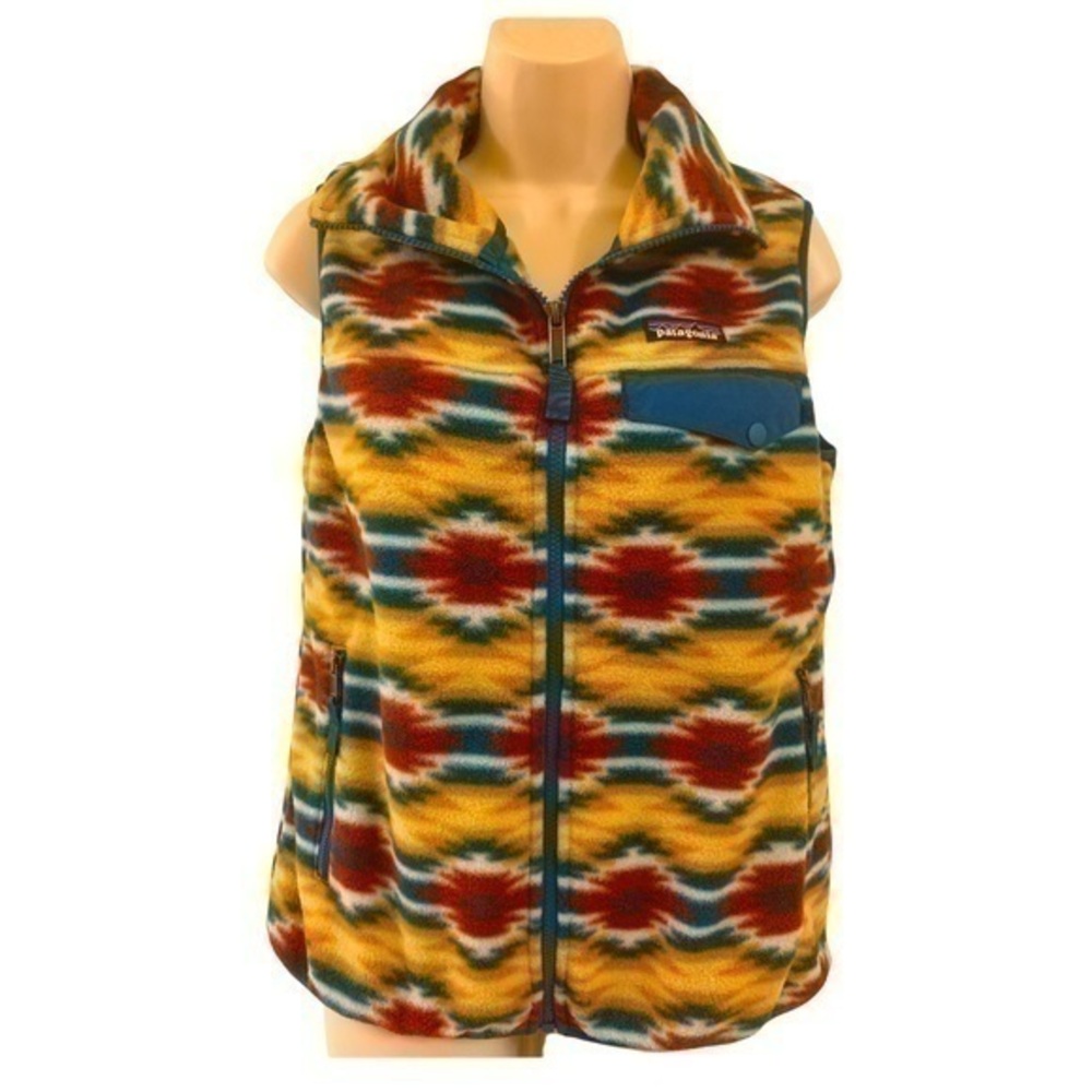 ▶️ Patagonia ◀️ Synchilla Zip up Women’s Vest Aztec.
